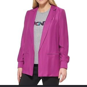 DKNY Fuchsia Blazer for Women NWT Large